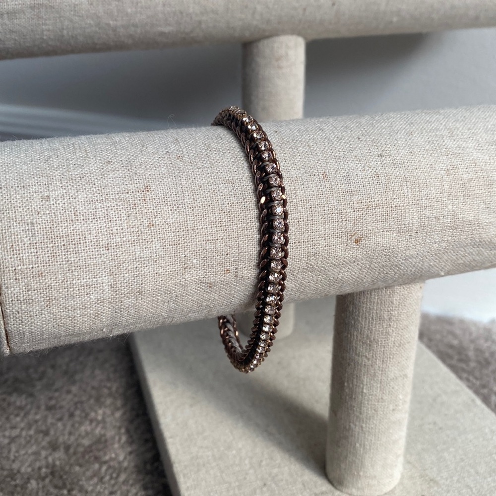 Stella & Dot - Vintage Rose Gold Cup Chain Bracelet